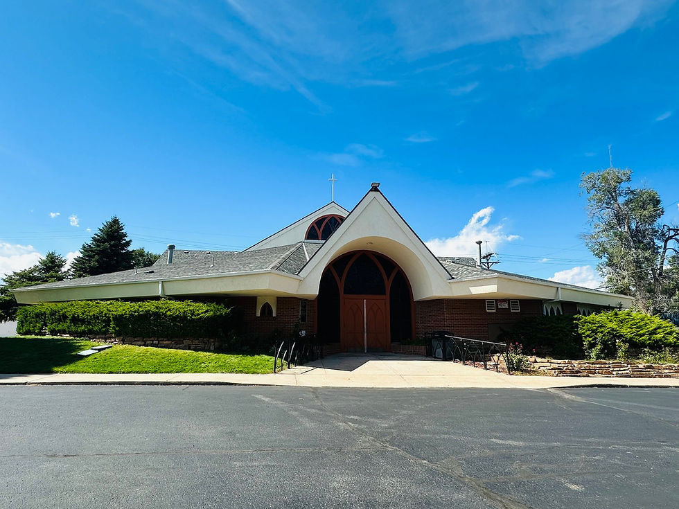 The outside of the church